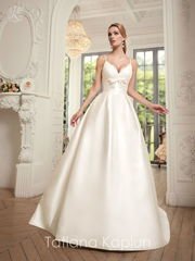 Свадебное платье Beverly. Силуэт Пышное, А-силуэт. Цвет Белый / Молочный, Айвори / Капучино. Вид 1