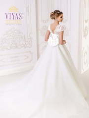 Свадебное платье Анна. Силуэт Пышное, А-силуэт. Цвет Белый / Молочный. Вид 2