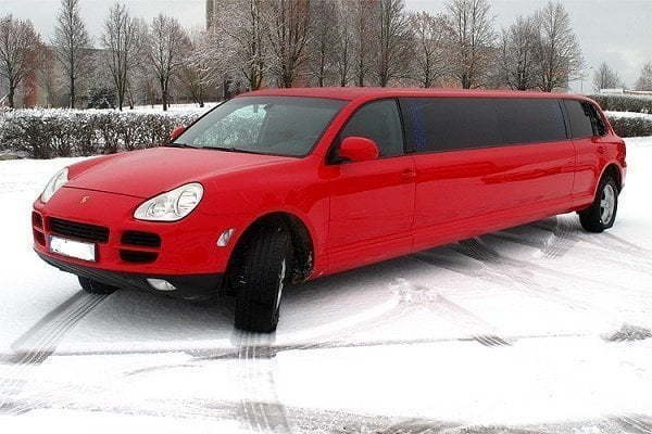 Красный лимузин Порш Каен до 11 чел. от ЛимоФаворит 3