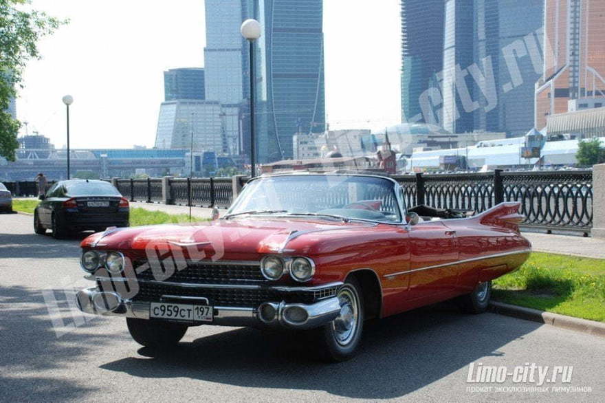 Кадиллак Флитвуд кабриолет до 4 чел., 1959 г. от Limo City 1