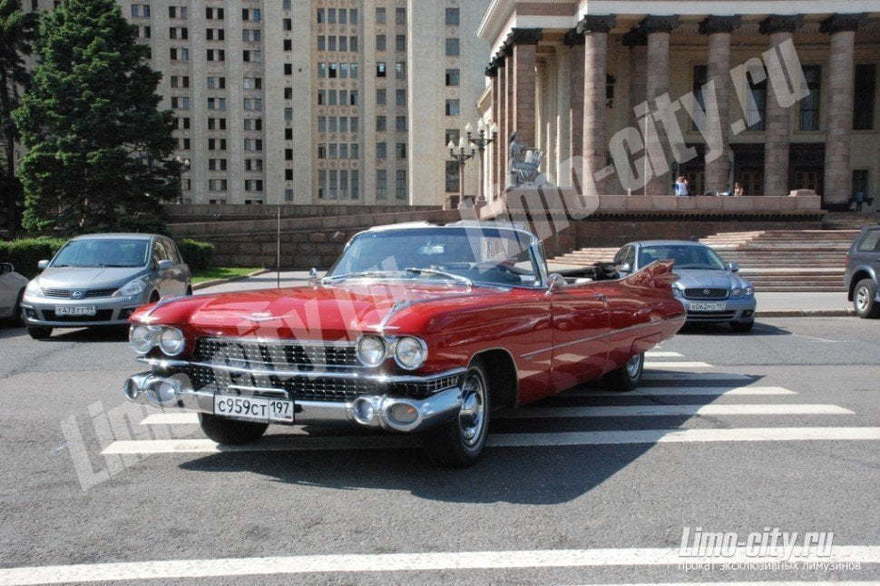 Кадиллак Флитвуд кабриолет до 4 чел., 1959 г. от Limo City 8