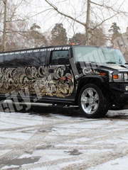 Хаммер Хохлома черный до 18 чел., 2010 г. от Limo City 1