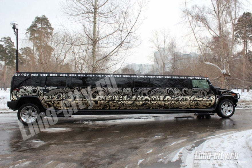 Хаммер Хохлома черный до 18 чел., 2010 г. от Limo City 3