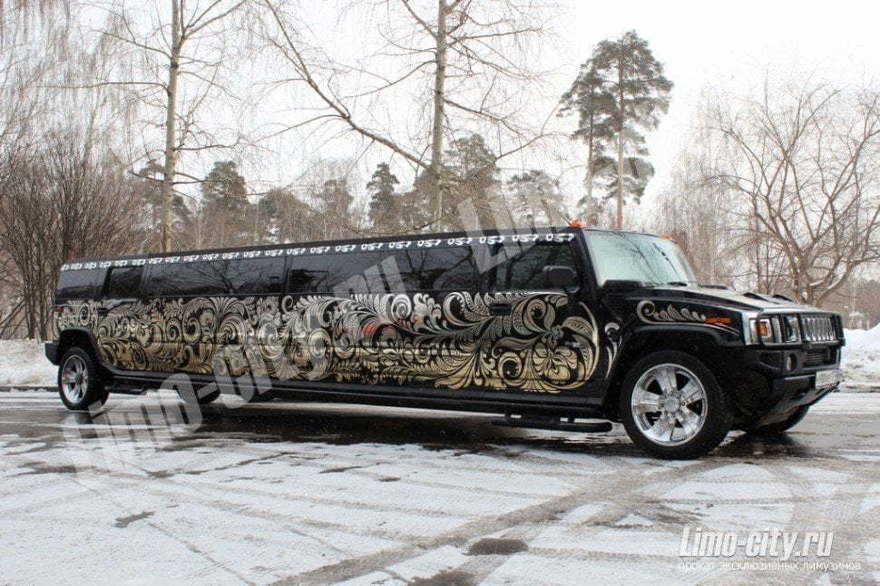 Хаммер Хохлома черный до 18 чел., 2010 г. от Limo City 4