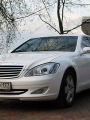 Мерседес S 221 пульман белого цвета до 7 чел. от ЛимоФаворит 1