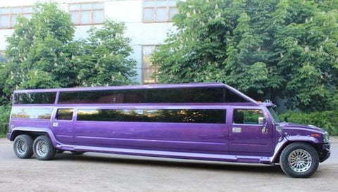 Фиолетовый лимузин в полный рост до 28 чел. от ЛимоФаворит 4