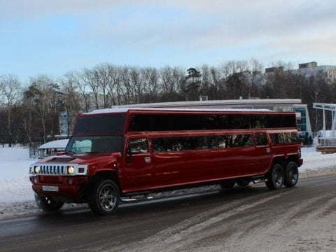Красный лимузин Хаммер до 28 чел. от ЛимоФаворит 6
