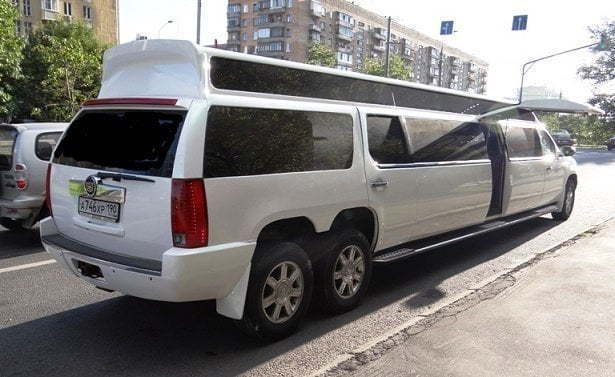 Высокий лимузин Кадиллак Эскалэйд до 30 чел. от ЛимоФаворит 5