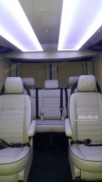 Мерседес Спринтер VIP черный до 10 чел., 2016 г. от Limo City 2