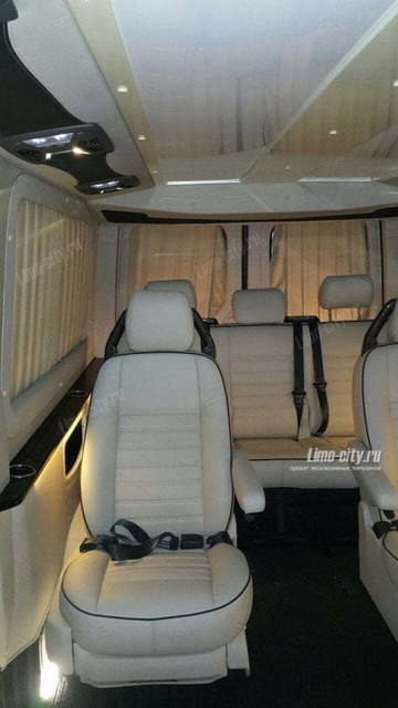 Мерседес Спринтер VIP черный до 10 чел., 2016 г. от Limo City 5