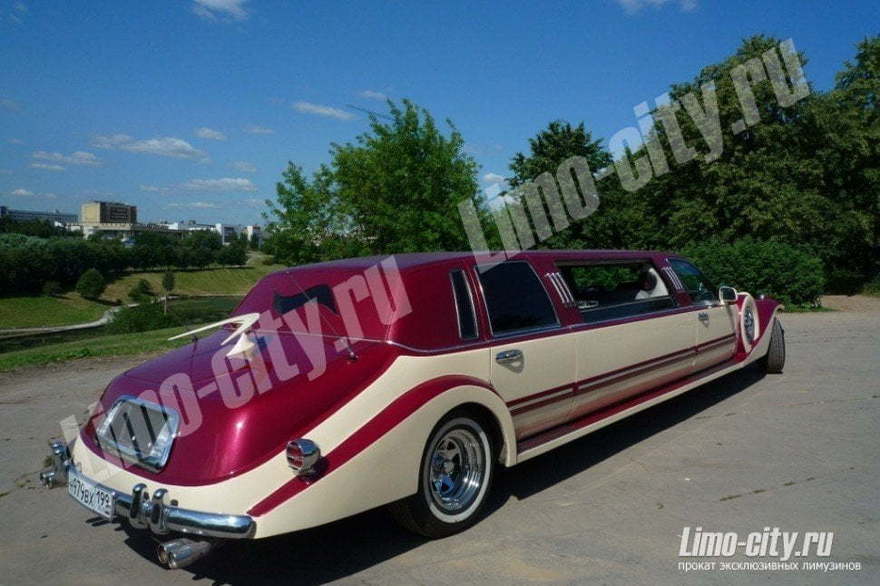 Лимузин Экскалибур фантом Крем-Бордо до 9 чел., 2009 г. от Limo City 4
