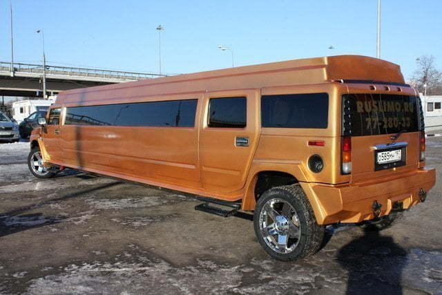 Золотой лимузин Хаммер до 25 чел. от ЛимоФаворит 4