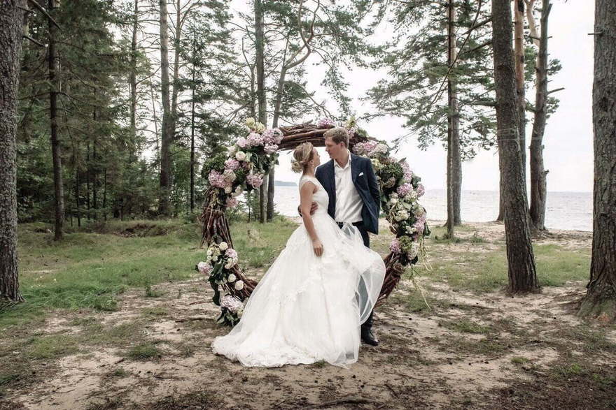 Классика в Выездная регистрация, Природа от Студия декора Maksimova Marina 5