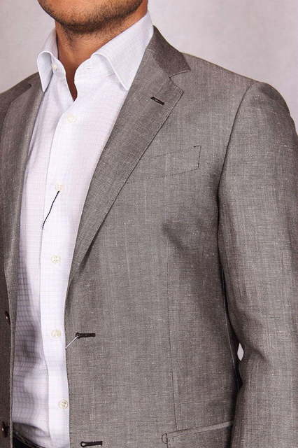 Однобортный, Двойка Итальянский свадебный костюм арт.5113 от Салон свадебных костюмов Trimforti 3