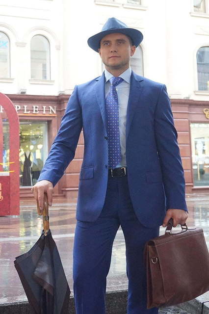 Однобортный, Двойка Классический свадебный костюм арт.6301 от Салон свадебных костюмов Trimforti 5