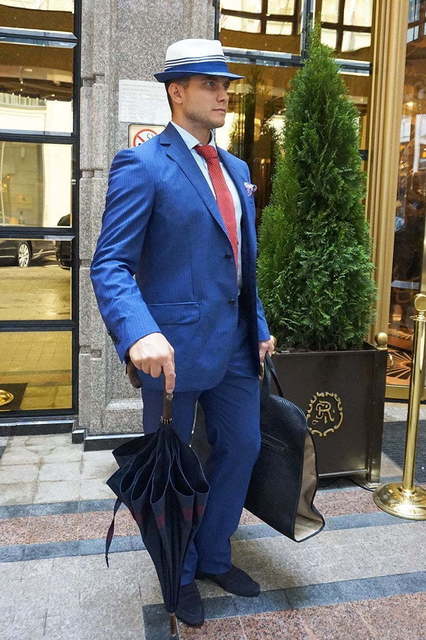 Однобортный, Двойка Итальянский свадебный костюм арт.6305 от Салон свадебных костюмов Trimforti 5