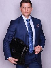 Однобортный, Двойка Классический свадебный костюм арт.6319 от Салон свадебных костюмов Trimforti 2