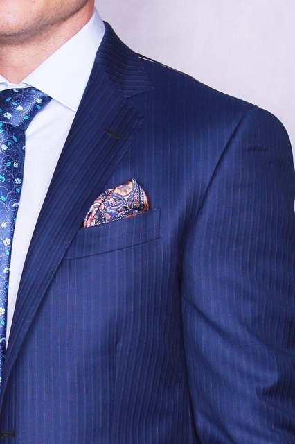 Однобортный, Двойка Классический свадебный костюм арт.6319 от Салон свадебных костюмов Trimforti 4