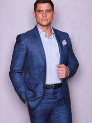 Однобортный, Двойка Свадебный костюм без подкладки арт.6321 от Салон свадебных костюмов Trimforti 1