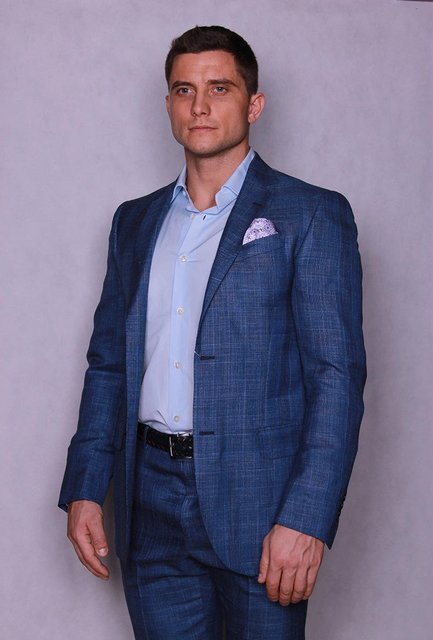 Однобортный, Двойка Свадебный костюм без подкладки арт.6321 от Салон свадебных костюмов Trimforti 2