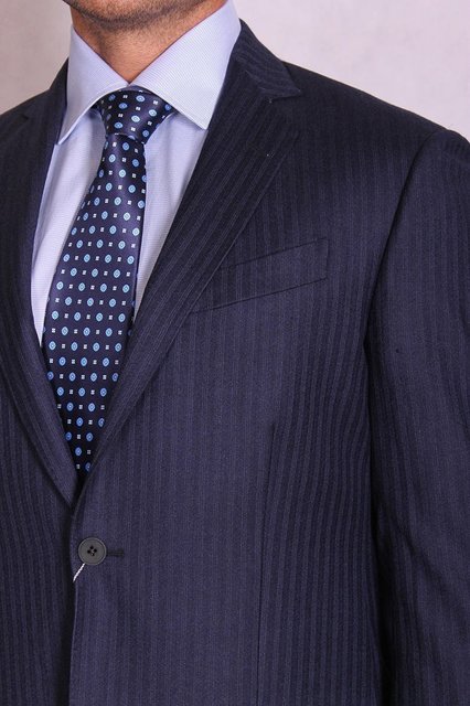 Однобортный, Двойка Классический свадебный костюм арт.10392 от Салон свадебных костюмов Trimforti 4