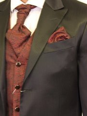 Однобортный, Тройка Свадебный сюртук арт.2790 от Салон свадебных костюмов Trimforti 2