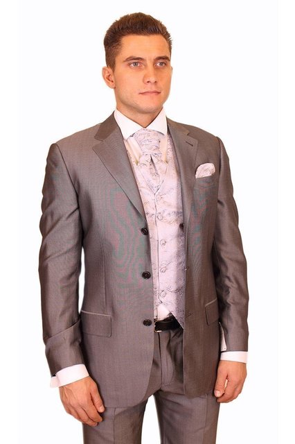 Однобортный, Тройка Свадебный костюм арт.2463 от Салон свадебных костюмов Trimforti 3