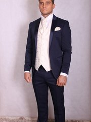 Однобортный, Смокинг, Тройка Свадебный костюм арт.10414 от Салон свадебных костюмов Trimforti 1