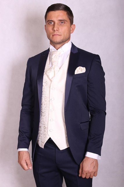 Однобортный, Тройка, Смокинг Свадебный костюм арт.10414 от Салон свадебных костюмов Trimforti 2