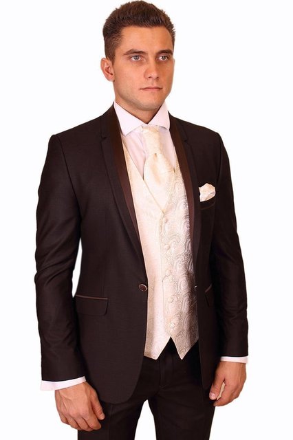 Однобортный, Тройка Свадебный костюм арт.3874 от Салон свадебных костюмов Trimforti 3