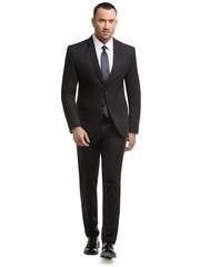 Однобортный, Двойка Свадебный костюм фиолетовый в клетку от Салон мужских костюмов Patrik Man 1