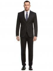 Однобортный, Двойка Свадебный костюм фиолетовый в клетку от Салон мужских костюмов Patrik Man 2