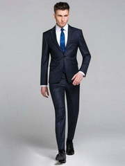 Однобортный, Двойка Свадебный костюм серый от Салон мужских костюмов Patrik Man 2