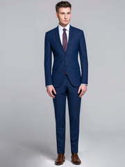 Однобортный, Двойка Свадебный костюм в клетку от Салон мужских костюмов Patrik Man 1