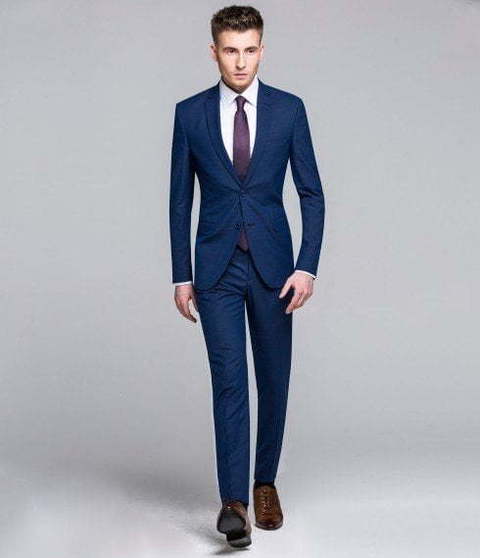 Однобортный, Двойка Свадебный костюм в клетку от Салон мужских костюмов Patrik Man 2