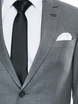 Однобортный, Двойка Свадебный костюм светло-серый без рисунка от Салон мужских костюмов Patrik Man 4