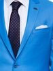 Однобортный, Двойка Свадебный костюм светло-голубой без рисунка от Салон мужских костюмов Patrik Man 2