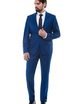 Однобортный, Двойка Свадебный костюм светло-синий без рисунка от Салон мужских костюмов Patrik Man 2