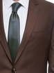 Однобортный, Двойка Свадебный костюм светло-коричневый без рисунка от Салон мужских костюмов Patrik Man 3