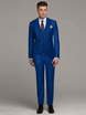 Однобортный, Тройка Свадебный костюм-тройка синий без рисунка от Салон мужских костюмов Patrik Man 2