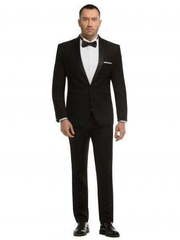 Однобортный, Смокинг, Двойка Смокинг черный от Салон мужских костюмов Patrik Man 2