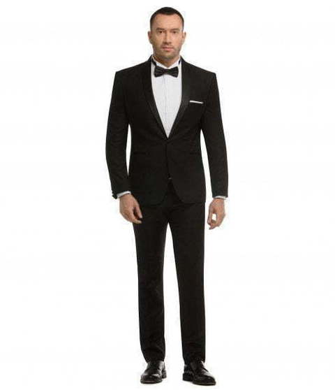 Однобортный, Двойка, Смокинг Смокинг черный от Салон мужских костюмов Patrik Man 2