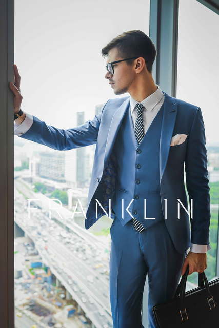 Однобортный, Тройка Свадебный костюм Colville (Колвилль) от Прокат мужских костюмов Dress Code Rent 2