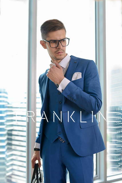 Однобортный, Тройка Свадебный костюм Colville (Колвилль) от Прокат мужских костюмов Dress Code Rent 3