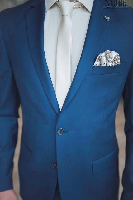 Однобортный, Двойка Свадебный костюм Scuba от Прокат мужских костюмов Dress Code Rent 6