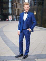 Однобортный, Тройка Свадебный костюм тройка Vincent от Прокат мужских костюмов Dress Code Rent 1