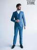 Однобортный, Тройка Свадебный костюм голубая тройка Neve от Прокат мужских костюмов Dress Code Rent 3