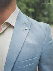 Однобортный, Тройка Свадебный костюм Pale от Прокат мужских костюмов Dress Code Rent 2