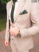 Однобортный, Тройка Свадебный костюм Peach от Прокат мужских костюмов Dress Code Rent 3