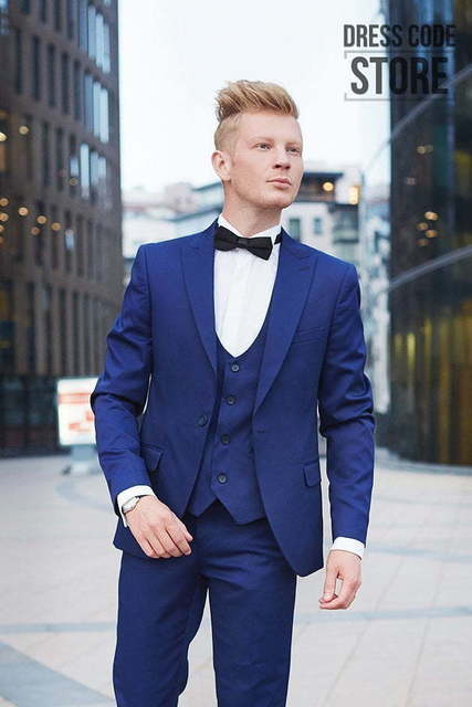 Однобортный, Тройка Свадебный костюм тройка Lorenzo от Прокат мужских костюмов Dress Code Rent 2